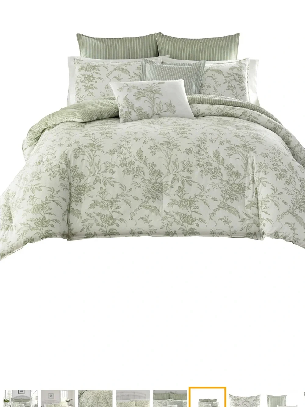 Laura Ashley Home - Queen Duvet Cover Set, Reversible Cotton Bedding